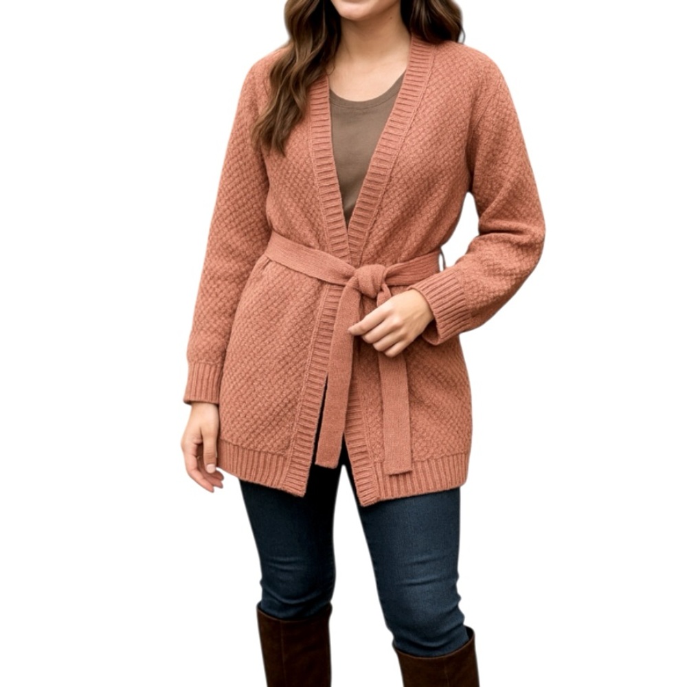 🔴 6/$25 SALE Westport Women's Belted Knitted Cardigan